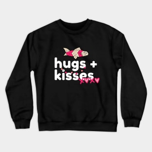 hugs and kisses by mencarirejeki Crewneck Sweatshirt